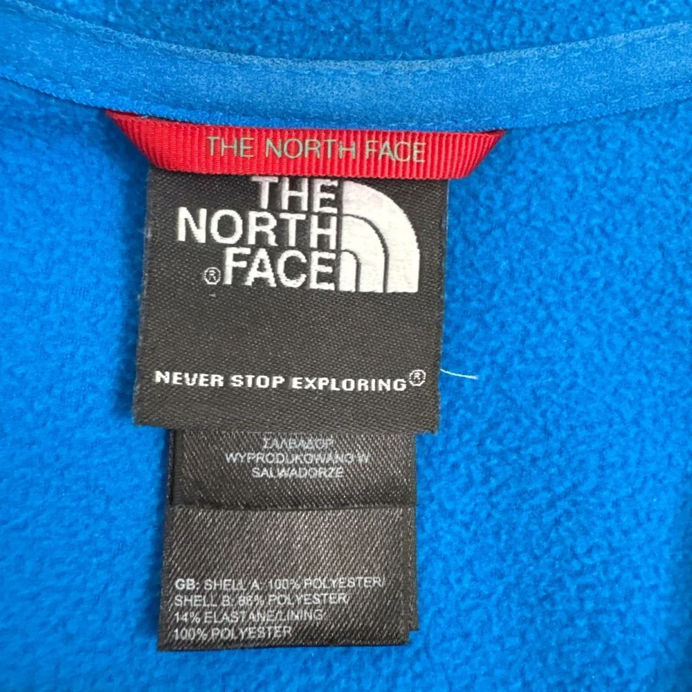 The North Face Fleece Jacket Mens XXL Blue TKA 100 Full Zip Lightweight Gorp